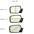 thumbnail image 5 of Fits 11-16 Explorer Left Driver Lower Manual Mirror Glass Lens w/Silicone USA no Backing Plate no Spot Mirror, 5 of 6