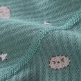 thumbnail image 6 of CAUYDY Infant Boy Bodysuit Preemie Long Sleeved Romper for Girl Newborn Cute Sleepers Fall Winter Baby Pajamas 3-6M 9-12M 18-24M Sizes 6-9 Months,Dark Green, 6 of 7