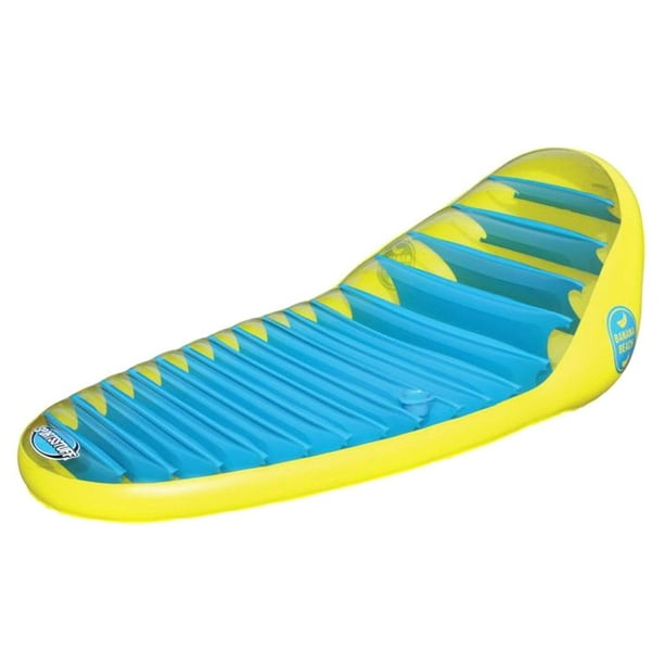 Sportsstuff Banana Beach Lounger Inflatable Pool Water Float Raft