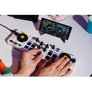 Hercules DJControl Mix 2-Channel Bluetooth Wireless DJ Controller Bundle