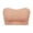 Watermelon Red, variant on WTOBBY Women's Wireless Front Closure Strapless Bra with Push-Up Design, Bandeau Style for Comfort, Seamless Look under Clothing, Ideal for Off-Shoulder Tops,Beige 32