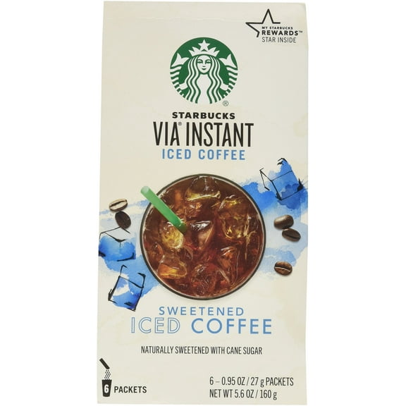 Starbucks Via Iced Coffee, 6-Count Packages (Pack Of 2) Packaging May Vary
