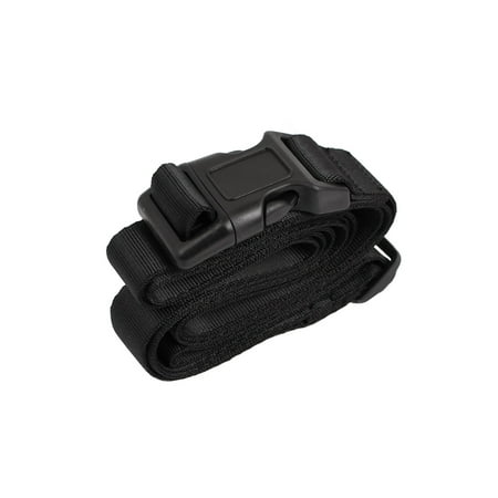 Bucket Strap - Unique Bargains Quick Release Buckle Luggage Suitcase Backpack Baggage Belt Strap Black 2Mx25mm