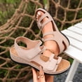 thumbnail image 4 of Willtoo Women Arch Support Walking Sandals Comfortable Open Toe Wide Width Orthopedic Sandals with Adjustable Hook Loop Strap Summer Dressy Non-Slip Casual Sandal, 4 of 6