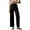 Black #815, variant on Bovemsi Casual Pants for Women Fashion Solid Color Elastic Long Leisure Trousers with Pockets