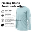 thumbnail image 3 of Myliigor Long Sleeve Uv Protection Shirts Men Outdoor T-Shirts For Fishing Hiking Running Size XL, 3 of 7