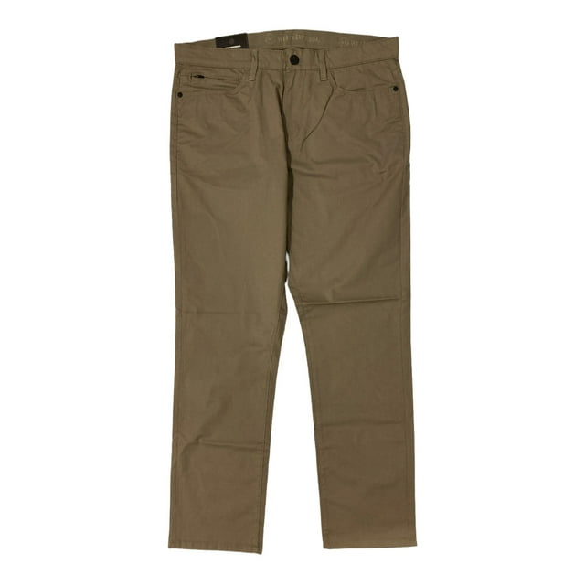Weatherproof Men's Stretch Twill Straight Leg 5 Pocket Tech Pant