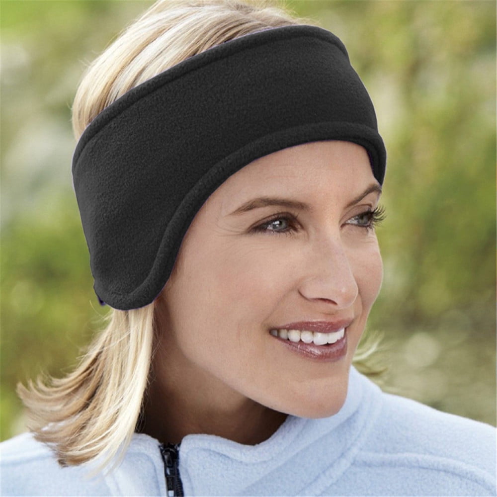 Unisex Men Women Winter Warm Ear Muff Headband Fleece Ski Cycling Yoga Hairband 