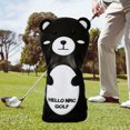thumbnail image 3 of Cubierta para la Cabeza de Golf Impermeable Sunnimix para Driver Madera Híbrida Cuello Largo Negro, 3 of 8