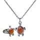 thumbnail image 5 of colgante de tortuga linda de material acero inoxidable - Collar de humor de color Gargantilla Jewelry Set para regalos de mujer, 5 of 9