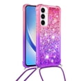 thumbnail image 2 of Funda para Samsung Galaxy A55 5G Brillantina Líquida Divertida Reluciente y con Cristales en Movimiento Cuerpo Cruzado con Cordón Ajustable, 2 of 5