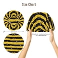 thumbnail image 2 of Striped With Bees Silk Bonnet for Sleeping Women Men, Adjustable Elastic Satin Bonnet Bonnet for Sleeping, Soft Similar Silk Curly Cuteness Hair Bonnet for Sleeping, 2 of 7