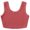 ❧476-Red, variant on Women's Solid Color Sleeveless Lace Patchwork Camisole Cropped Top for Daily Wear in Soft Breathable Fabric for Beach Party