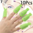 thumbnail image 2 of 10-20Pcs Silicone UV Gel Polish Remover Wraps Soak Off Cap Clip Nail Art Too, 2 of 3