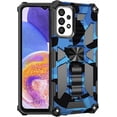 thumbnail image 2 of Slim Fit Phone Case for Samsung Galaxy A23 4G/5G, Army Camouflage Case with Military Grade Protection Drop-Tested and Built-in Kickstand Cover for Samsung Galaxy A23,MCDark Blue, 2 of 10