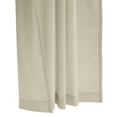 thumbnail image 3 of Loft Living Bursa Light Filtering Dual Header Single Curtain Panel 52 x 63 in Linen, 3 of 6