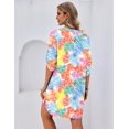 thumbnail image 5 of Ekouaer Bathing Suit Cover Up for Women V Neck Button Down Swimsuit Coverup Beach Dress Shirt, 5 of 6