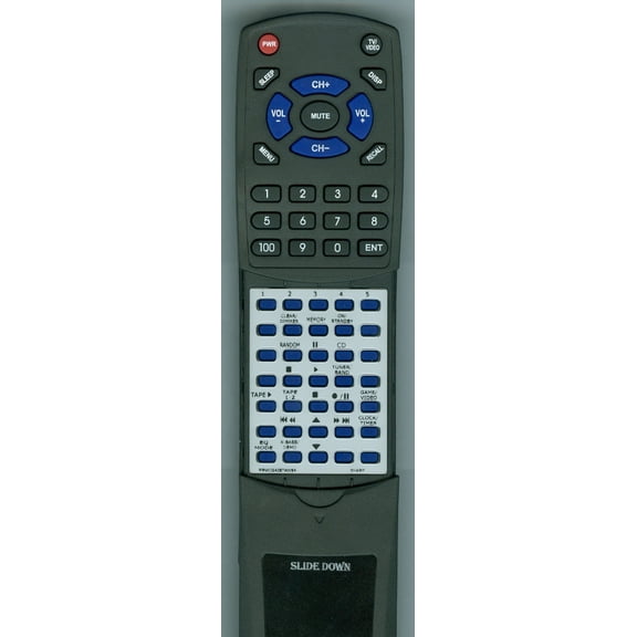 Replacement Remote for SHARP RTRRMCGA087AWSA, RRMCGA087AWSA, CDES777