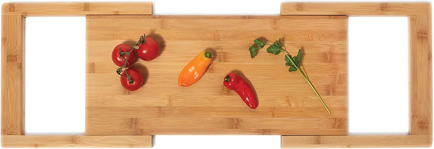 Lipper International Bamboo Wood Thin Cutting Board with Oval Hole in  Corner, Assorted Sizes, Set of 3