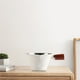 thumbnail image 5 of Taza medidora de café italiano | Vaso de acero inoxidable para espresso con mango de madera | Taza con escala de extracción en onzas para una preparación precisa, 5 of 6