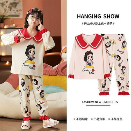 

Sanrios Hellokittys Printed Children Adults Cotton Pajama Set Kawaii Long Sleeved Pants Home Clothing Cute Parent-child Clothing