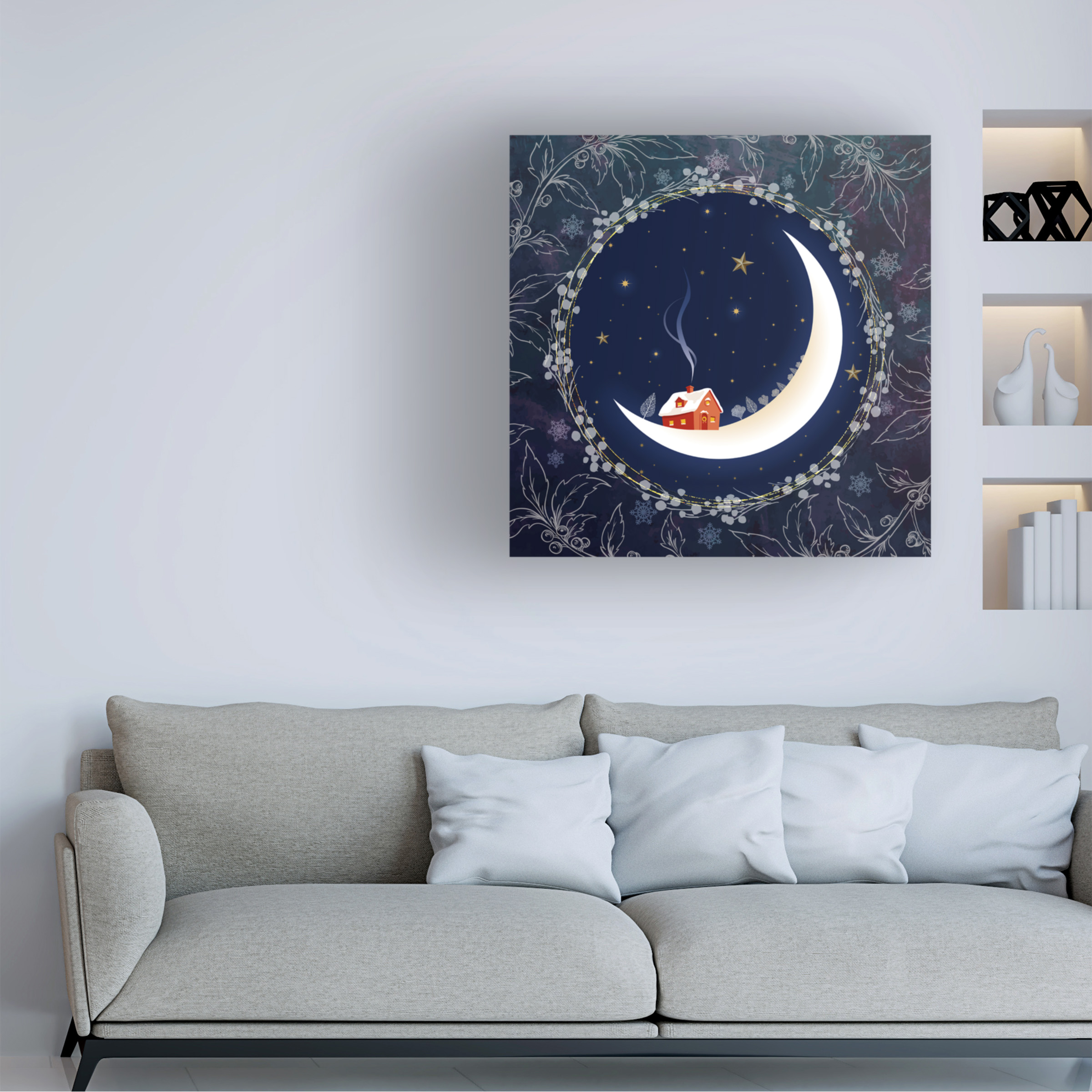 The Font Diva 'Home Sweet Home' Canvas Art