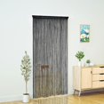 thumbnail image 2 of Cortina YaoYue para puerta, 100 x 280 cm, borlas negras, 2 of 8