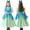 Sky Blue, variant on FYEGRE European Sister Gown Elegant Blue Dress For Girls Fairy Tale Performance Gown Sky Blue 140.00