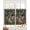 Black, variant on Beige Spring Floral Sheer Curtains 39 Inch Length 2 Panels Set for Living Room/Bedroom, Elegant Pastoral Flowers Birds Watercolor Kitchen Curtains Grommet Curtains Window Treatments 27.5"x39"x2