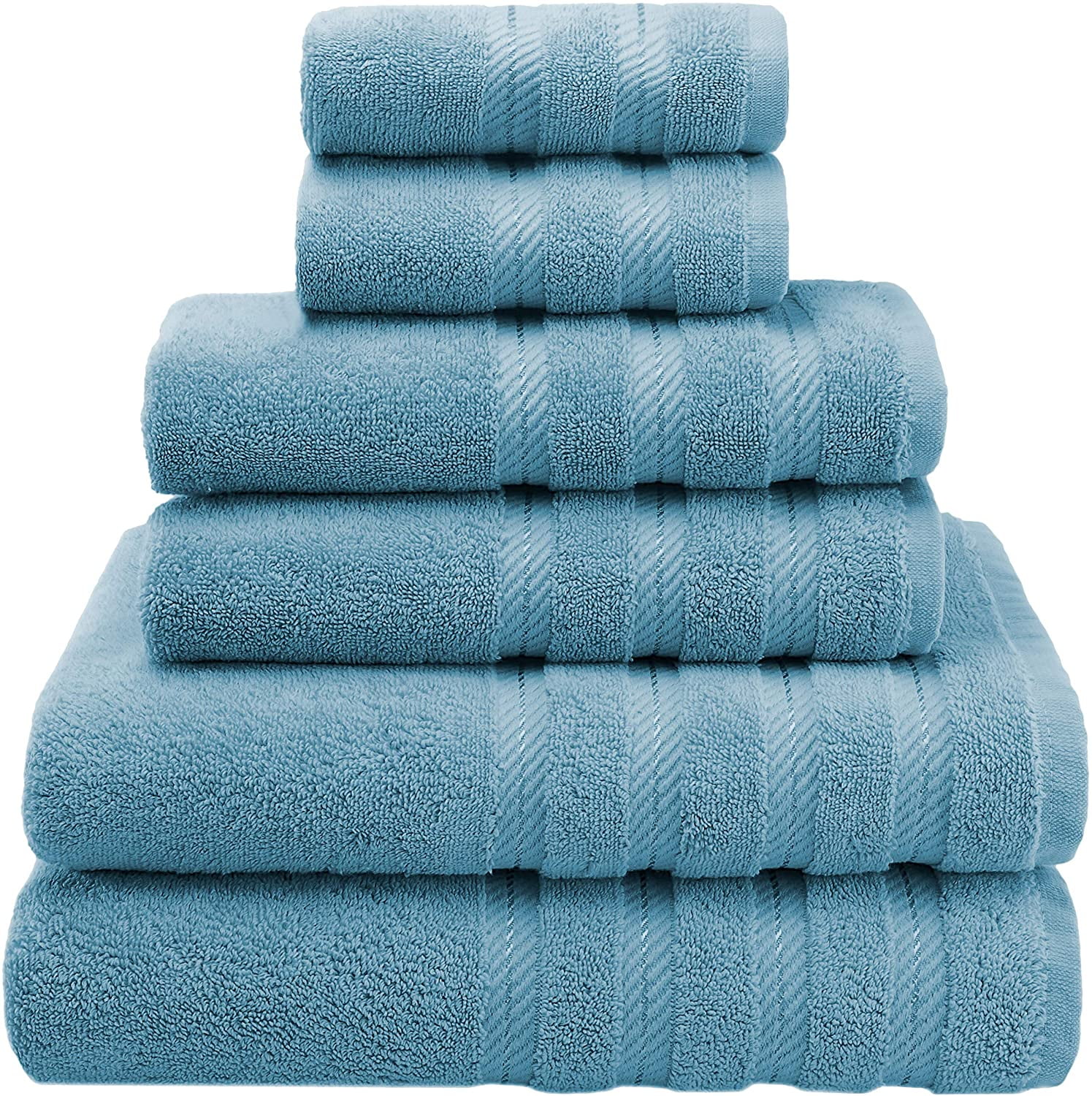 baby blue towels