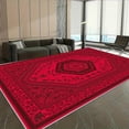 thumbnail image 4 of 3'x5' room carpet bedroom cute carpet high pile area rug plaid area rug vintage area rug, 4 of 10