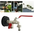thumbnail image 3 of figatia Yard IBC Tank Adapter 60mm Hose Connector Fine Thread Water Faucet Accessories B, 3 of 9