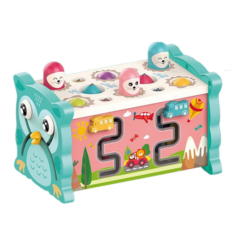 Jouet Montessori Dinorun - Xylophone Et Jeux 4 En 1 En Bois | Pour Enfants 1-4 Ans