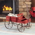 thumbnail image 5 of Amish Chariot Décoratif Intérieur/extérieur Jardin Arrière Jardinière, Rouge, 5 of 5