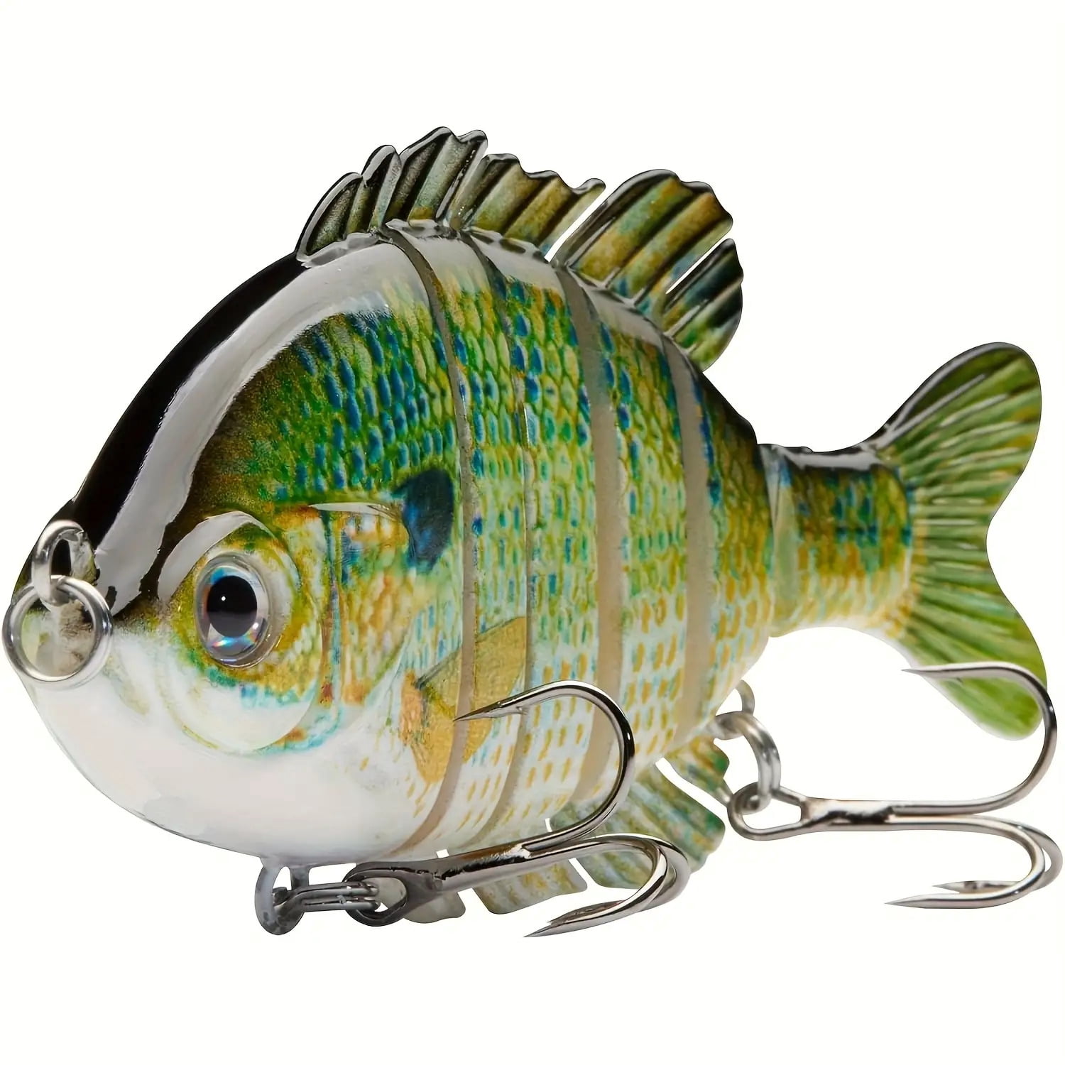 Multi-Joint Fishing Lure Set- Slow-sinking Realistic Swimming Bait, Freshwater and Saltwater Wiggling Bait,Vibrant Multi-Color Lures Bluegill,imitation Fishing Bait Suitable for All Kinds of Fish
