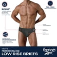 thumbnail image 2 of Pack de 5 slips bajos para hombre Reebok, soporte atlético, talla L, 2 of 7