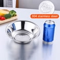 thumbnail image 4 of Mixing Bowl Stainless Steel Heavy Duty Rolled Edge Reusable Food Grade Dining No Odor Refrigerator Kitchen Food Storage Organizer Kitchen Stuffs, 4 of 6