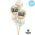thumbnail image 3 of Congratulations Grad Gold Glitter Dots 18 Inch Foil Mylar Balloon [82287], 3 of 5