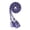 Blue/White, variant on Class Act Graduation Single Honor Cord 60 inch length, Maroon