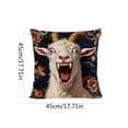 thumbnail image 3 of 18x18 Pillow Cover, Screaming Goat Plush, Funny Animal Throw Pillow with Soft Design, Decorative Pillowcase with Material, Home Decor Accent, Cushion Cover for Bed Couch Chair Bedroom Living Room(F), 3 of 6