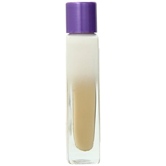 l'oréal paris magic nude liquid powder bare skin perfecting makeup spf 18, nude beige, 0.9 frasco transparente y delgado, vista frontal centrada que muestra líquido beige degradado dentro del envase y tapa morada; para maquillaje de rostro y cobertura ligera, a menudo usado para retoques diarios.