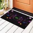thumbnail image 1 of Fractal Bokeh Polka Dots Rugs Doormat, Non-Slip Machine Washable Carpets Floor Door Mat , 36" x 24", 1 of 6