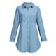 thumbnail image 4 of Chaquetas para mujer Otoño Moda Suelto Sólido Borla Casual Manga completa Tops Chaqueta de mezclilla Blusa Abrigo Odeerbi  ODB-3, 4 of 7