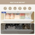 thumbnail image 3 of Organizador de cajones Criusia Clothes, paquete de 21 unidades, para bebé, color beige, 3 of 9