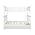 thumbnail image 3 of Columbia Bunk Bed Full over Full with Full Size Urban Trundle Bed in White, 3 of 7