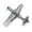Gray, variant on 1/48 MUSTANG P-51D Fighter 4D Assemble Model American WWII P51 Airplane Glue-Free 6 Color Separation Quick Imposition Toy