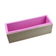 thumbnail image 4 of 1.2kg Silicone Tusi Mold + Wooden Box Handmade Soap Mold 1200G Rectangular Toast Mold Candle Gypsum Mold, 4 of 4