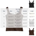 thumbnail image 2 of ZGRBOU Womens Built in Bra Tank Tops Cotton Sleeveless Button Henley Shirts Summer Casual Round Neck Slim Fit Basic Crop Cami, 2 of 4