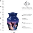 thumbnail image 3 of Mini Celestial Eagle Keepsake Urn – Keepsake Urns For Human Ashes - Burial Urns For Adult Human Ash - Urn For Human Ash Adult Man - Size 3 Inch Set Of 1, 3 of 7