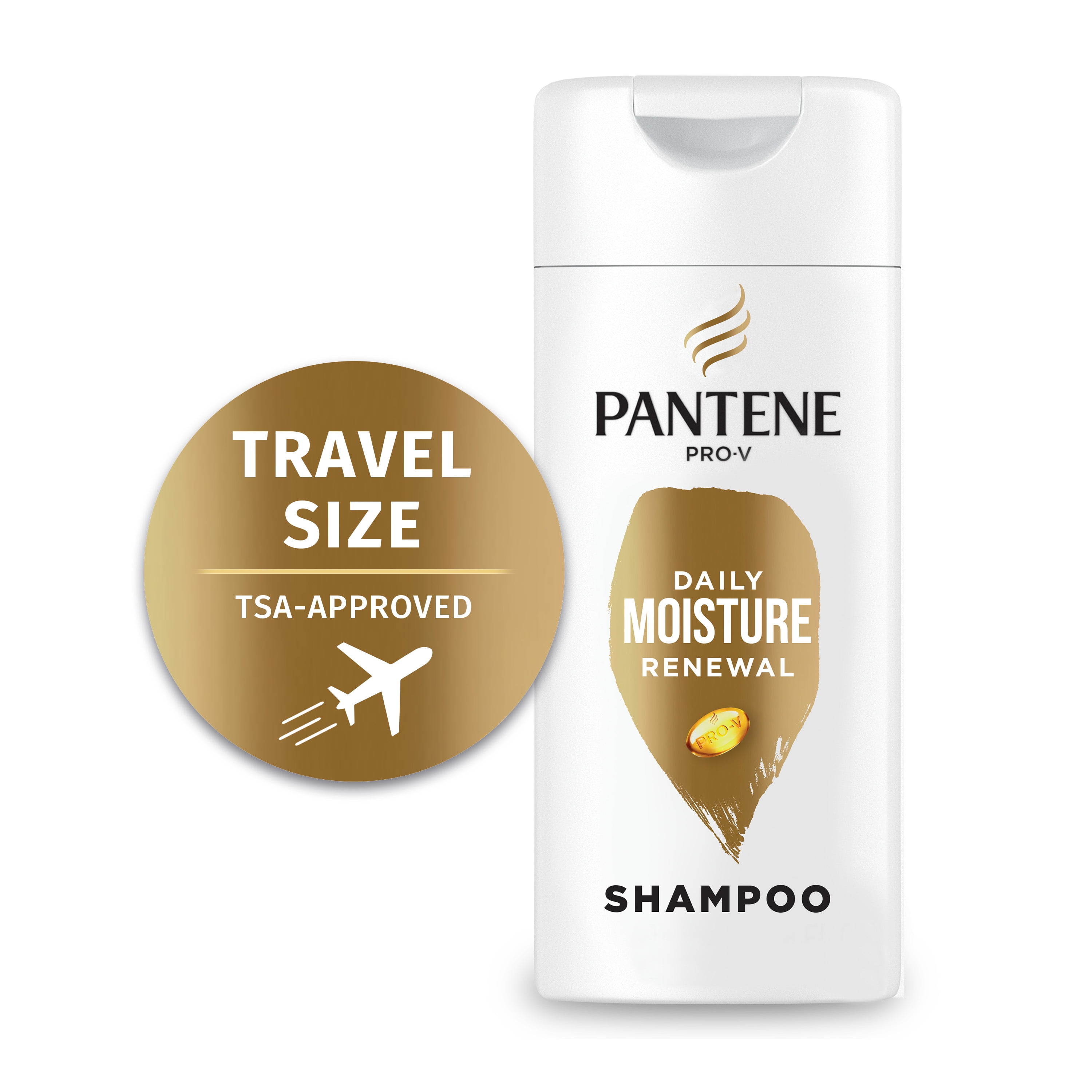 (3 pack) Pantene ProV Daily Moisture Renewal Shampoo, for All Hair Types, 3.38 fl oz  (图2) (3 pack) Pantene ProV Daily Moisture Renewal Shampoo, for All Hair Types, 3.38 fl oz  (图2)